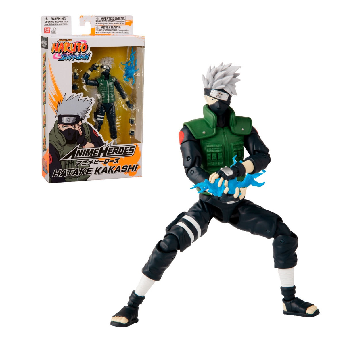 Figura 17 Cms Legendaria Anime Heroes Naruto De Bandai - Hatake Kakashi